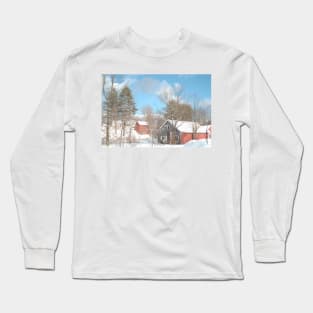 Snowy Winter Day Long Sleeve T-Shirt